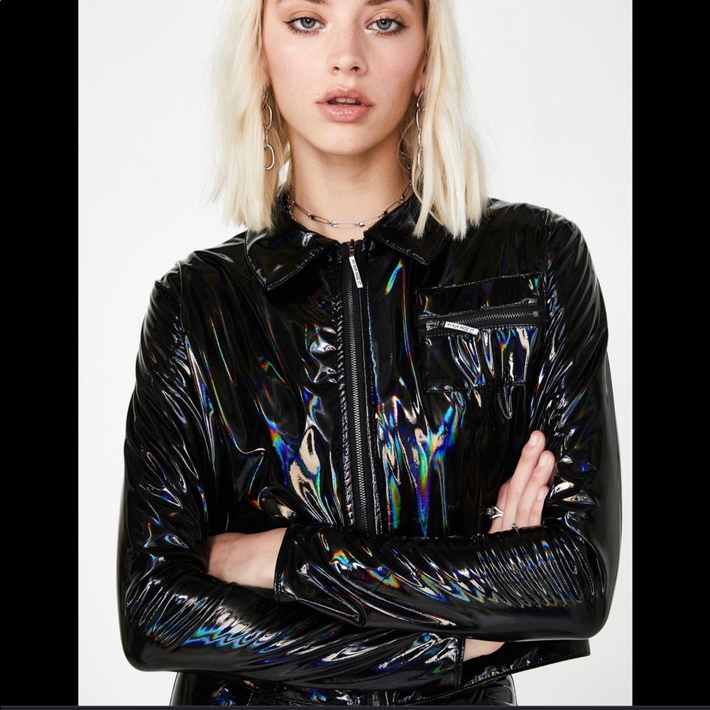 My Mum Made It Holographic Jacket